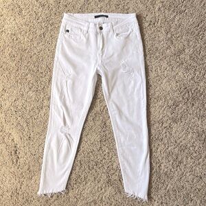 KanCan White Estilo Crop Jeans - Size 28